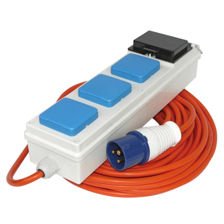 230V 10A Mobile Mains Power Unit - RCD Protected