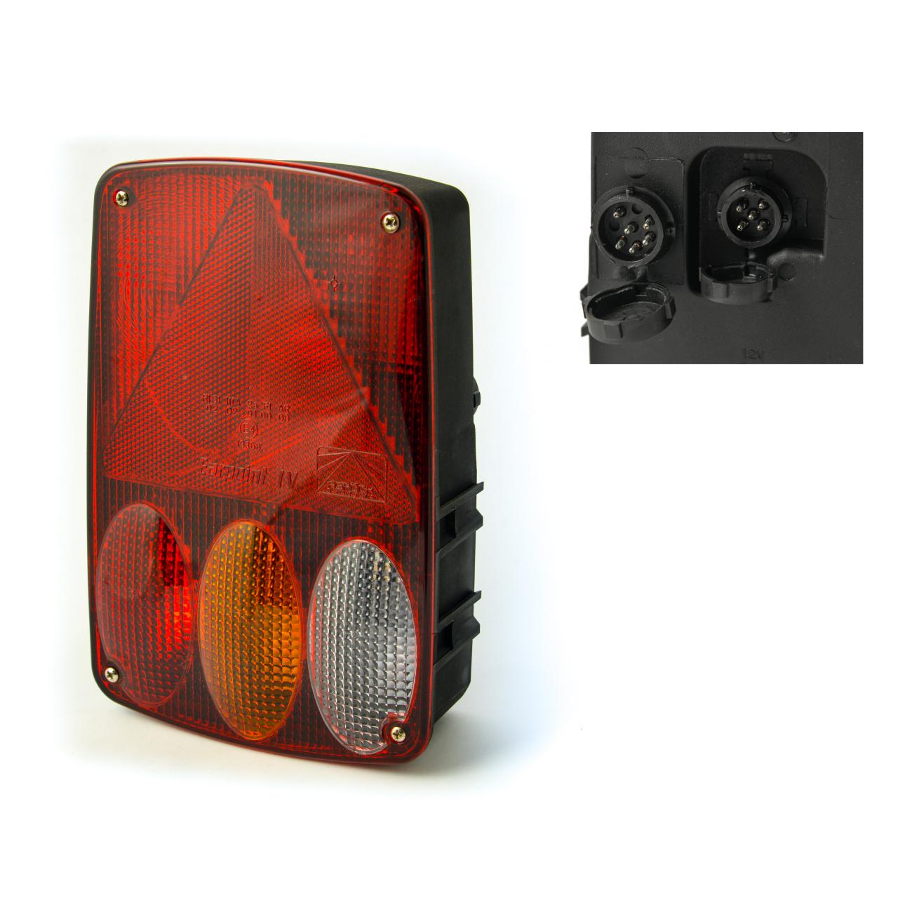 Aspock Earpoint IV rear lamp LH with fog and reverse