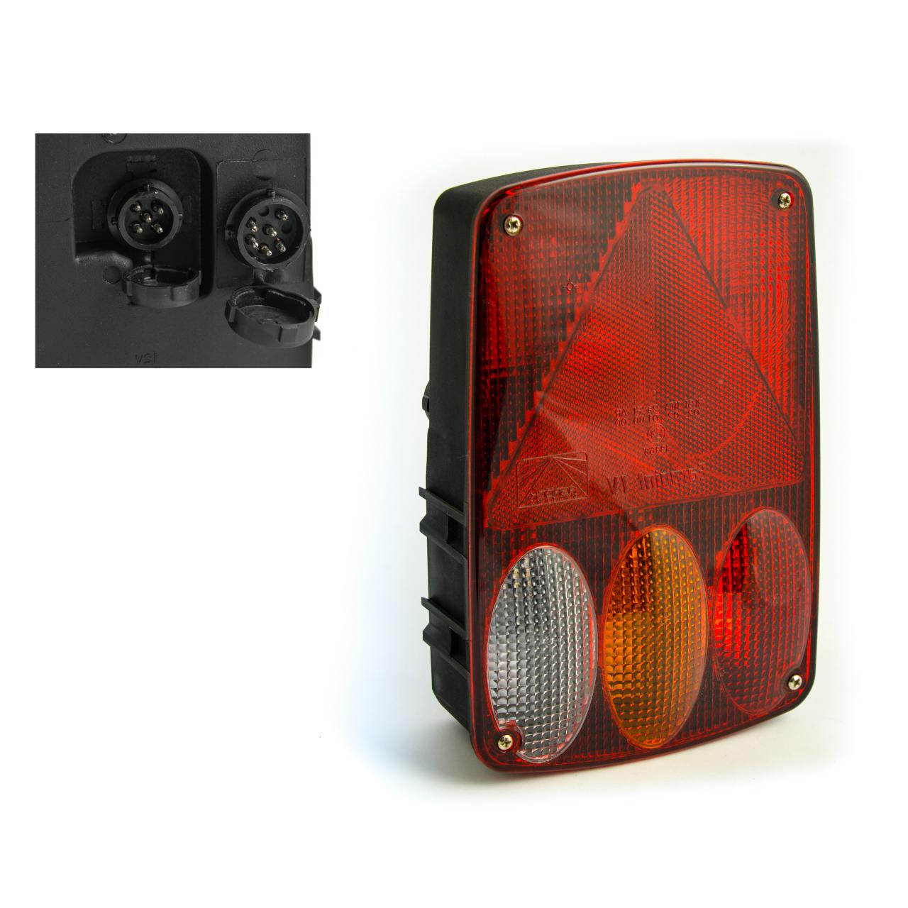 Aspock Earpoint IV rear lamp RH with fog & reverse