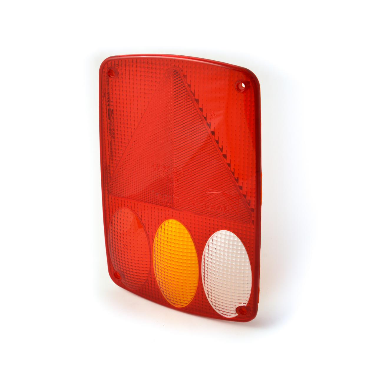 Lens for Aspock Earpoint IV rear lamp LH with fog & reverse