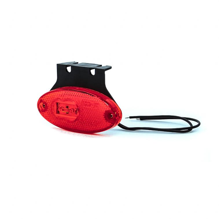 LED rear marker lamp with angle bracket