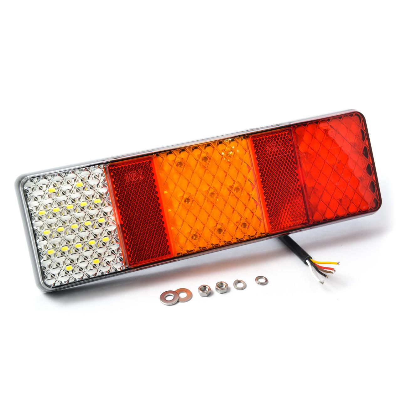 Led Autolamps 250wrm Rectangular Trailer Lights 3 Unit Lamp
