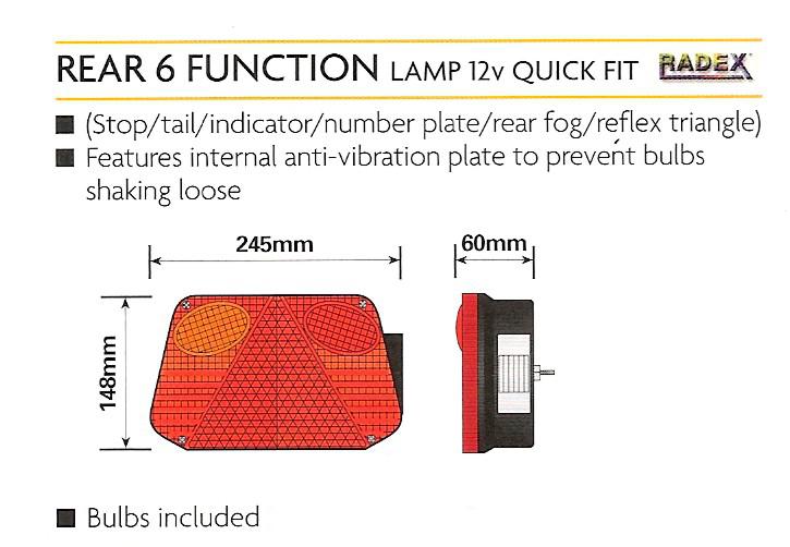 Radex 2800 Plug-In Cluster - Left Side