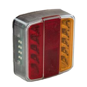 TT2 LED Rear Square Lamp With Number Plate Light