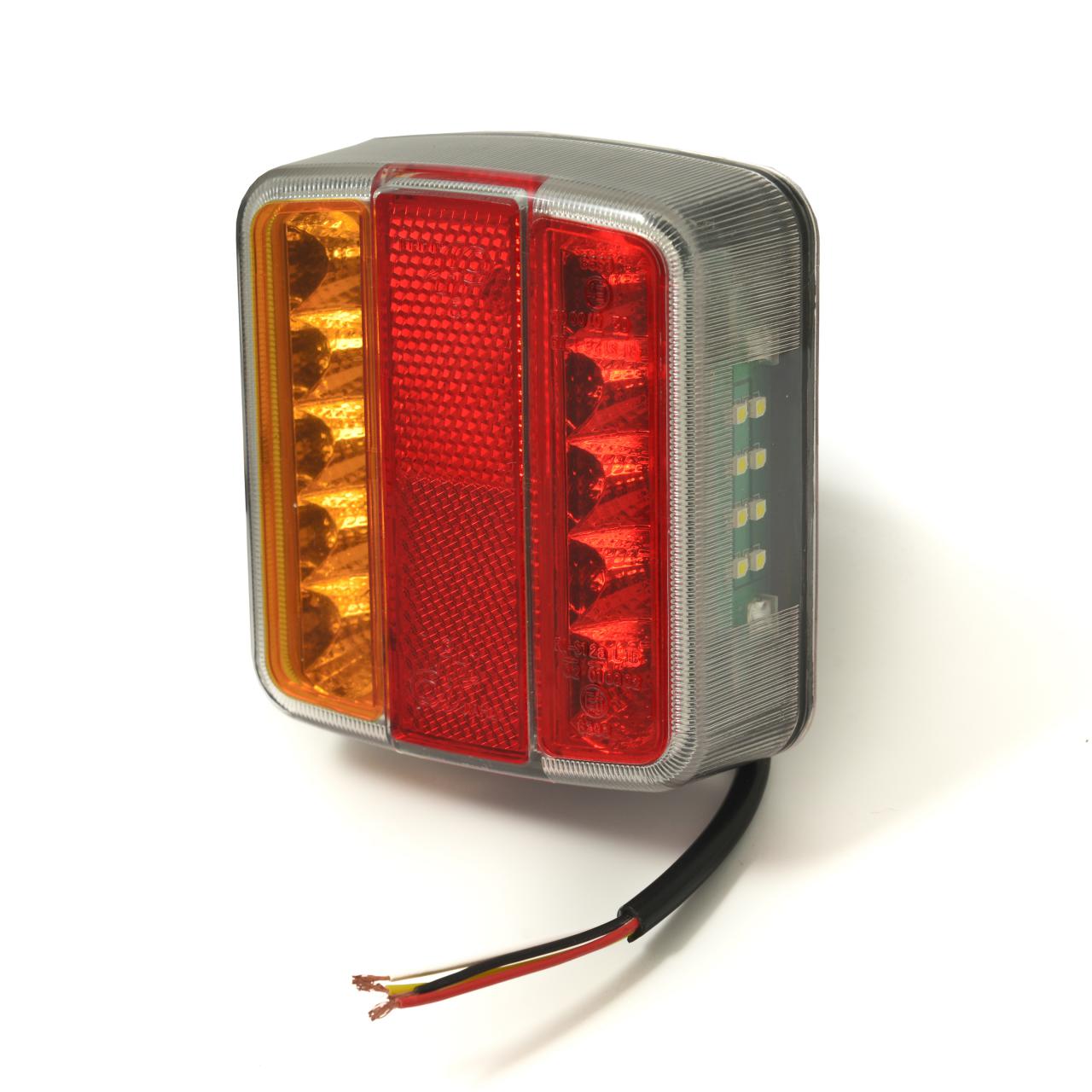 TT2 LED Rear Square Lamp With Number Plate Light