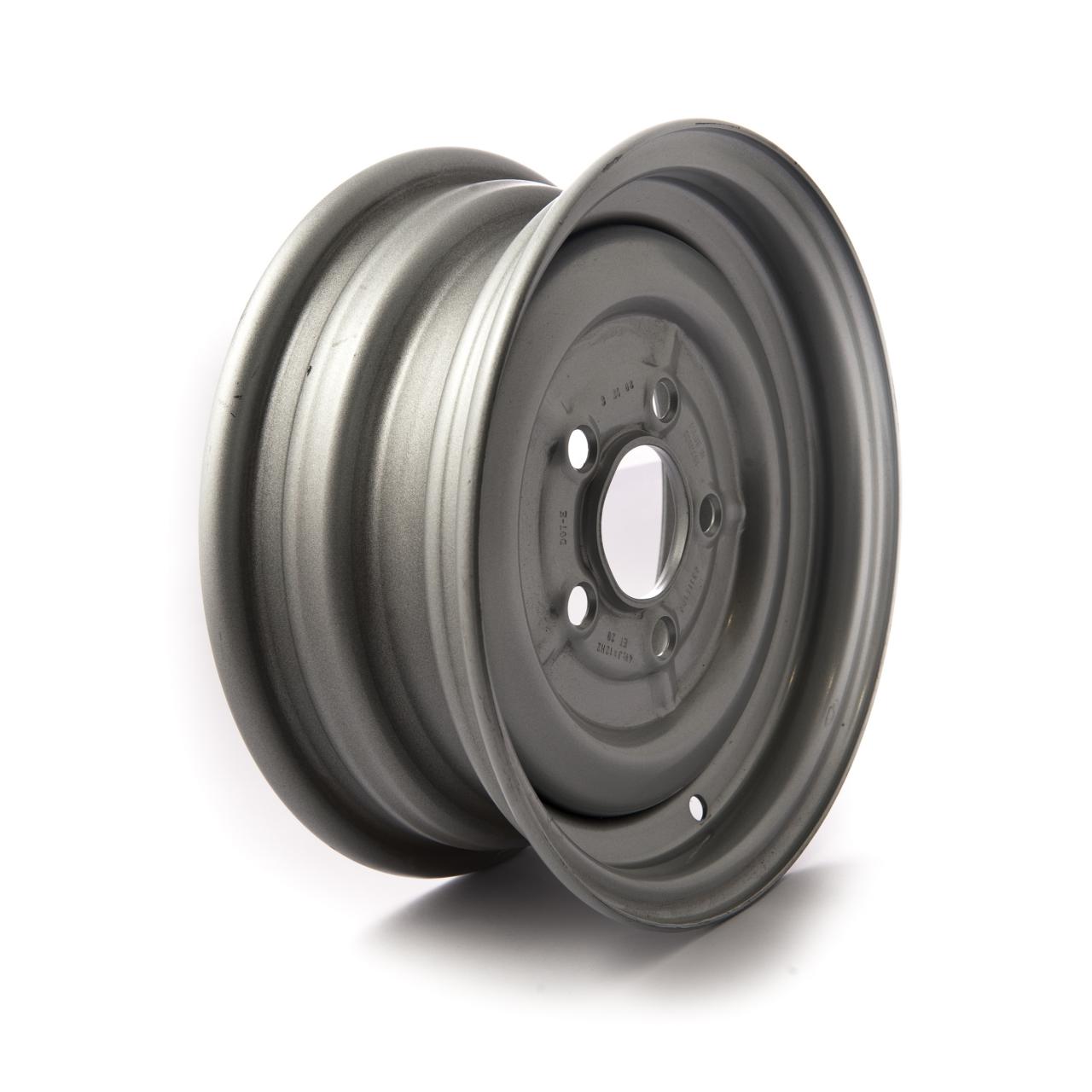 12 inch rim, 4.5 J, 5 studs on 112mm., 20mm. offset