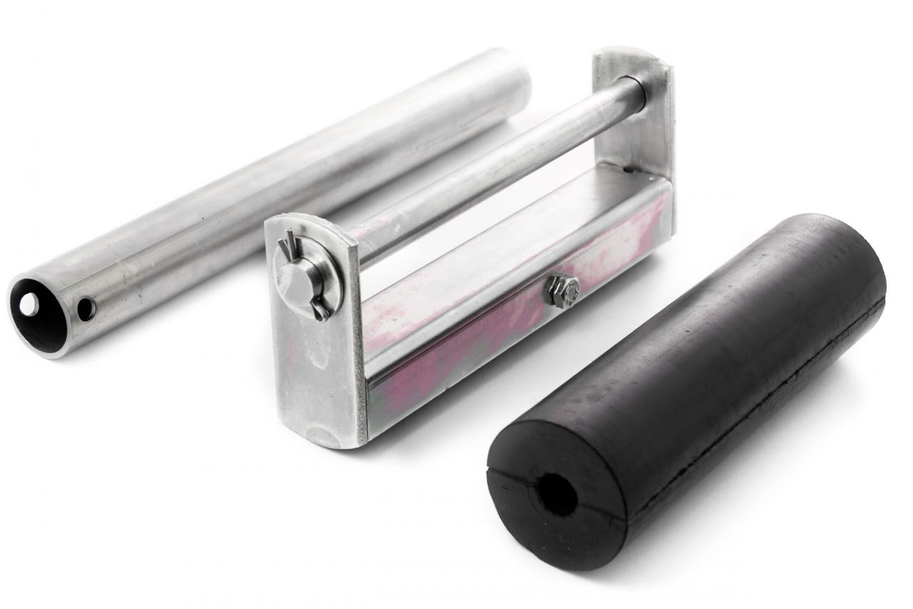 Parallel roller set with stem