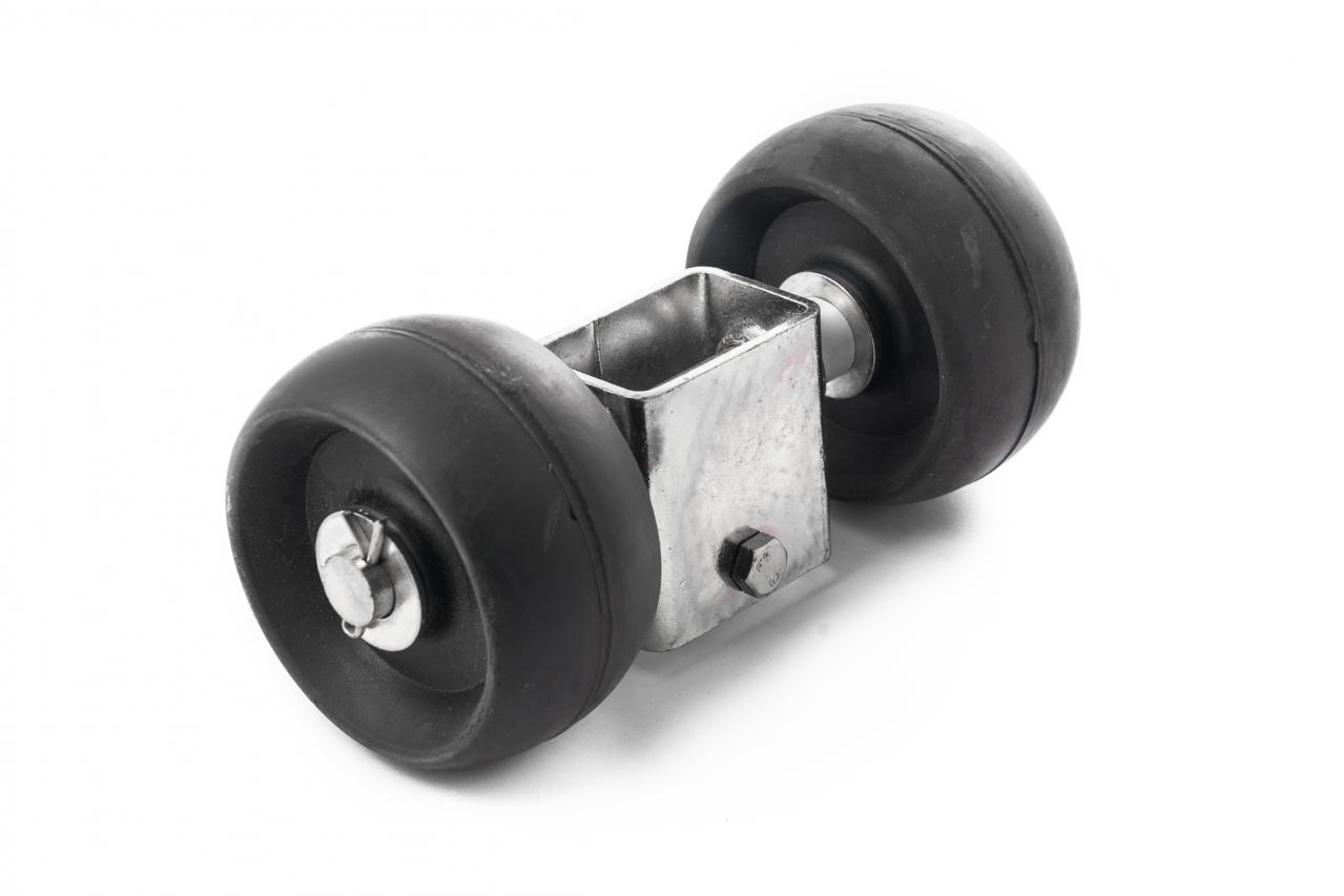 Castor roller assembly