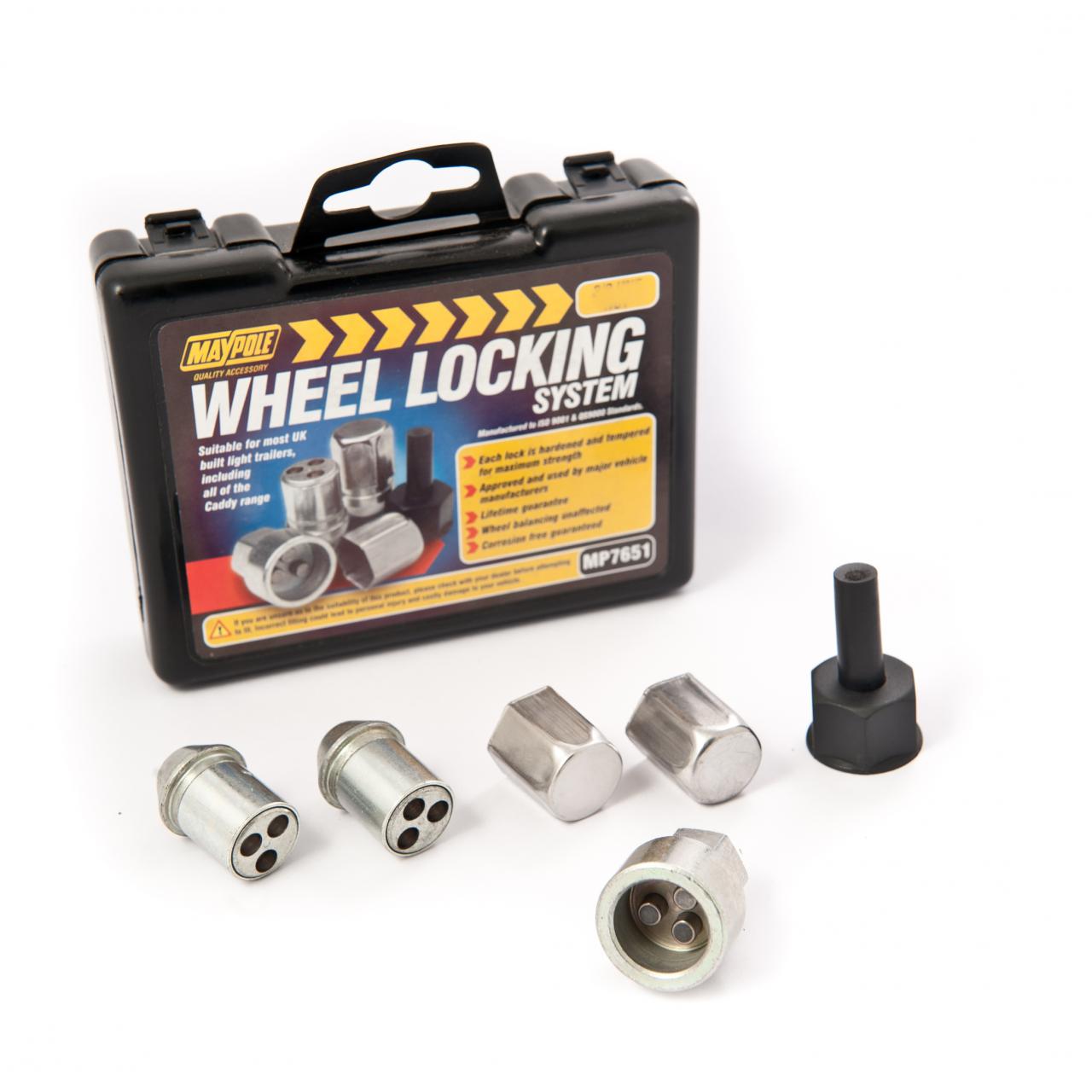 M10 Wheel Nut Locking Set For Trailers & Caravans