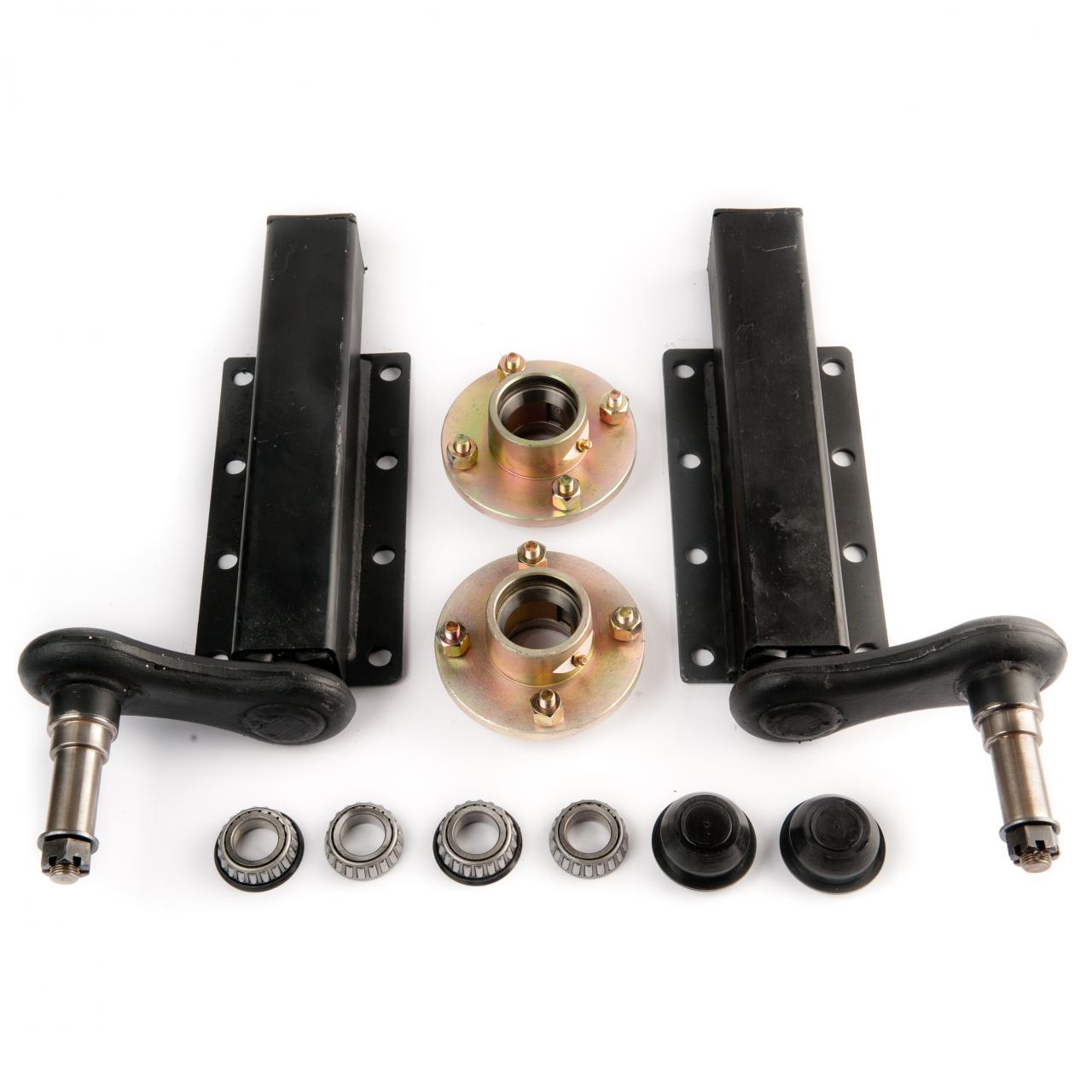 Peak 750 kg. suspension kit, standard stubs with cast hubs with 4