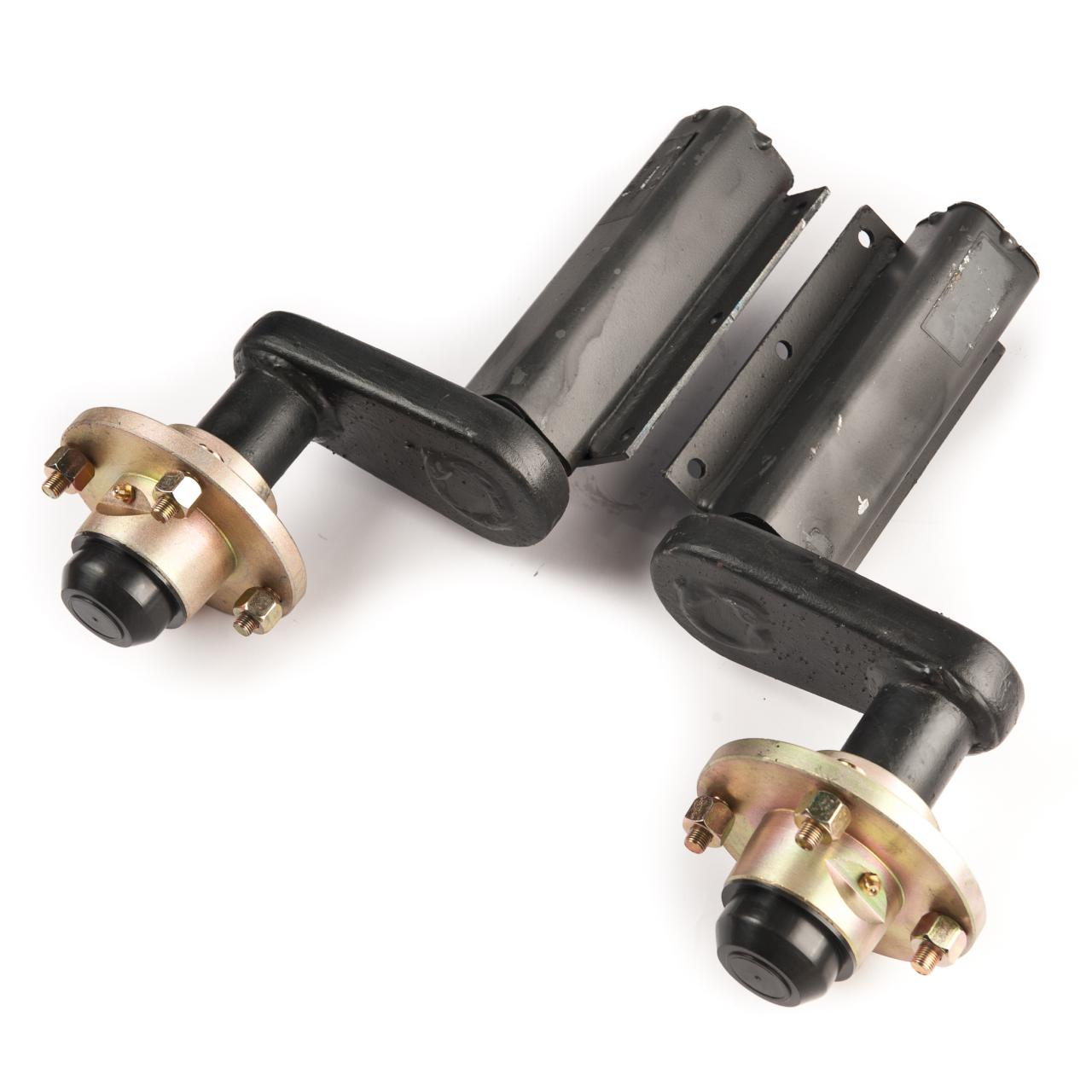 Avonride 350 kg. suspension, extended stubs and cast hubs fitted, 4 studs on 4