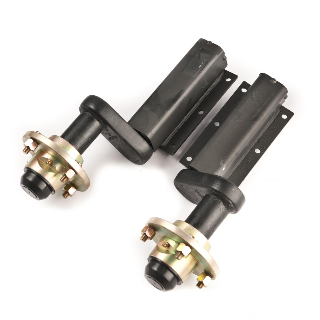 Avonride 550 kg. suspension, extended stubs with cast hubs fitted, 4