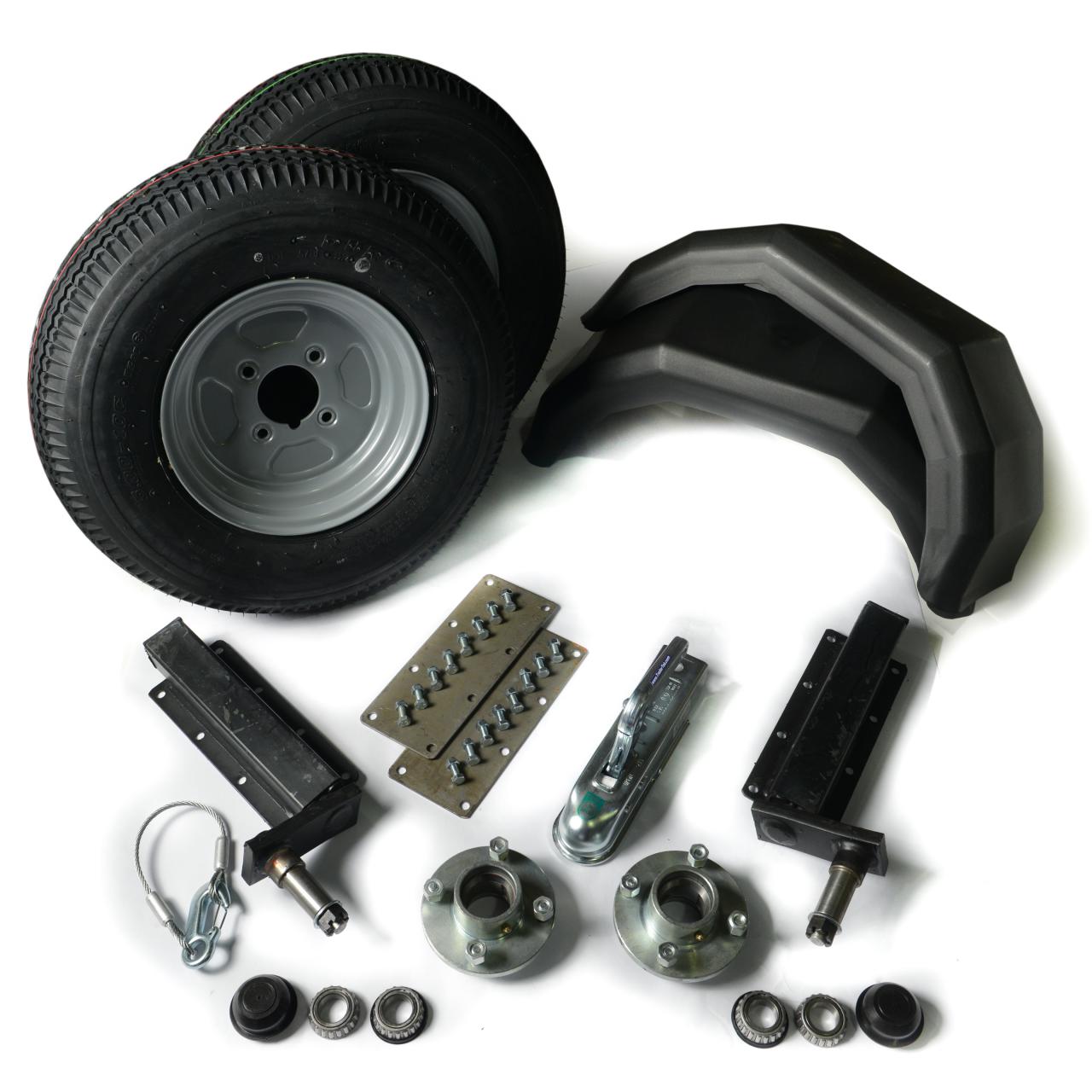Trailer kit 500kg. with standard stubs and 10