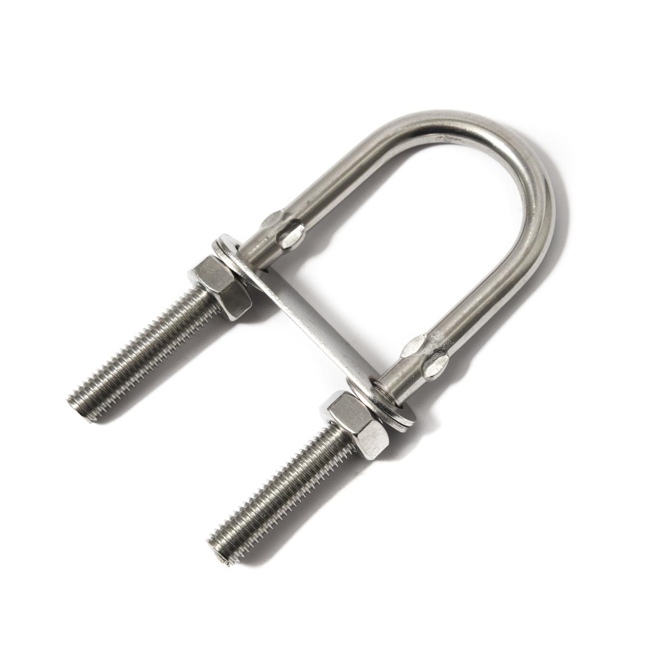 Stainless U bolt assembly 10mm dia