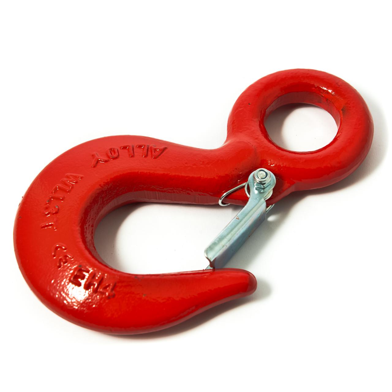 Winch Snap Hook, Red, SWL=3 Ton