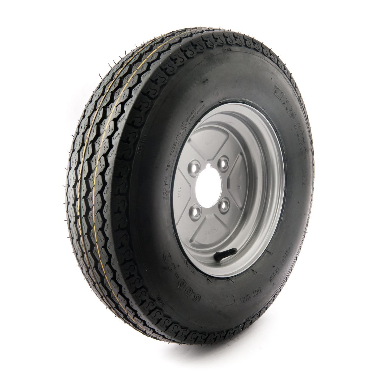 5.00-10, 6 ply, 4 on 4