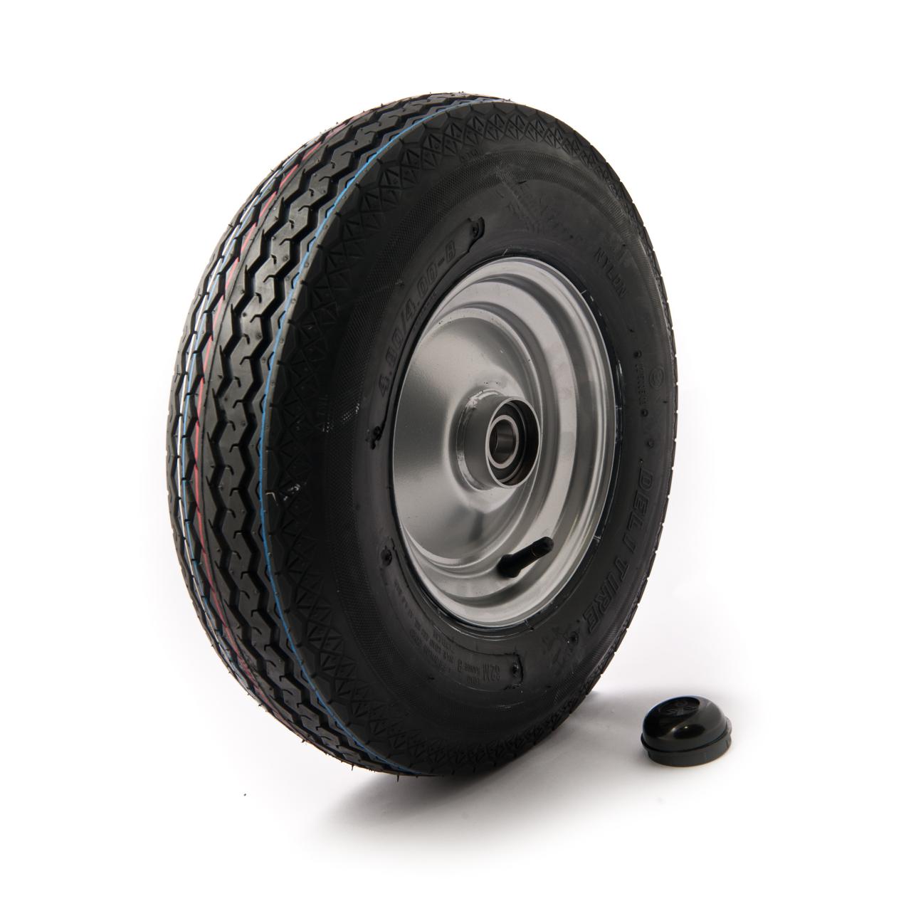 4.80/4.00x8, 4 Ply, Wheel Assembly (25mm Bearing)