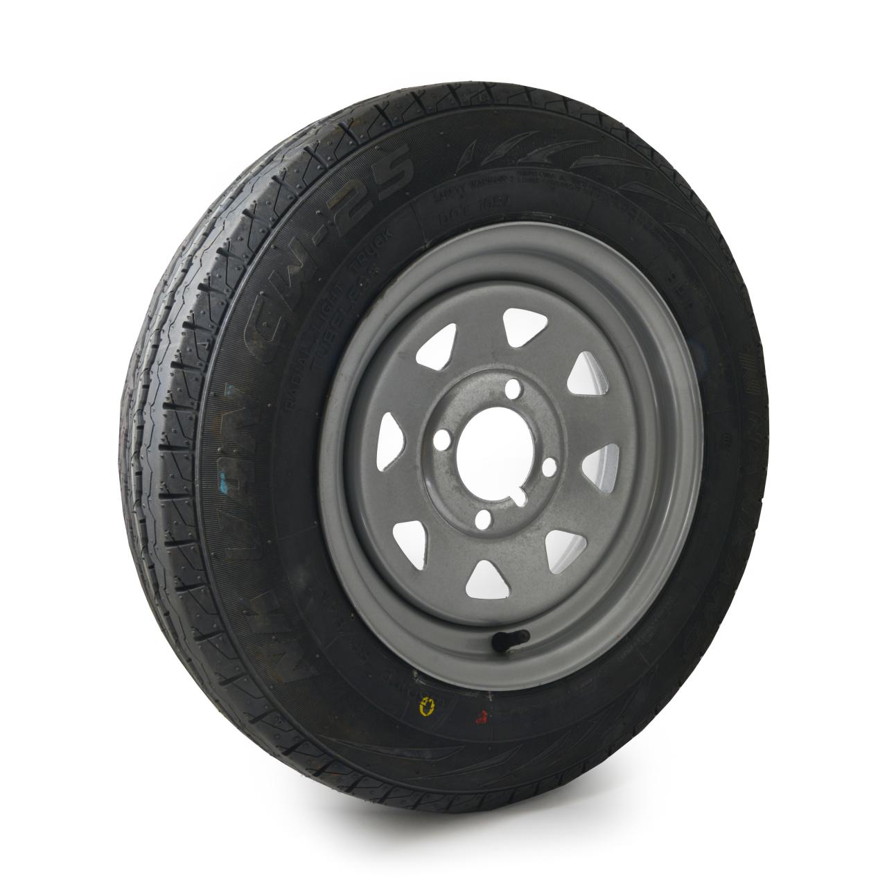 155 R12 C, 8 ply, 4 on 4