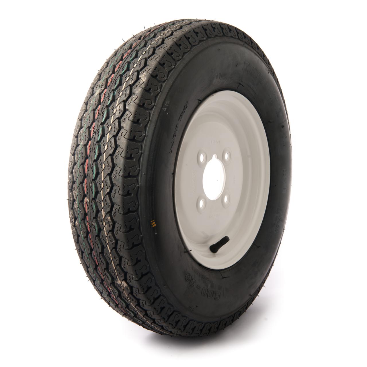 500-10, 6 ply tyre with Mini rim assembly