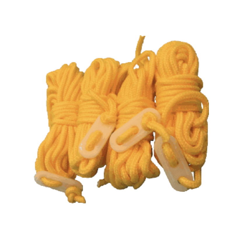 Via Mondo 4m Yellow Guylines (Pack of 4)