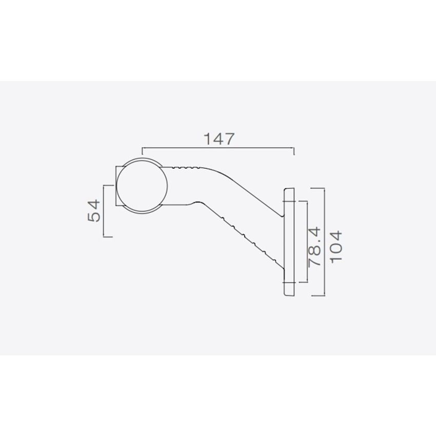 Superpoint 3 LED Z-Type RH 0.86m DC 12v - 31-3309-017