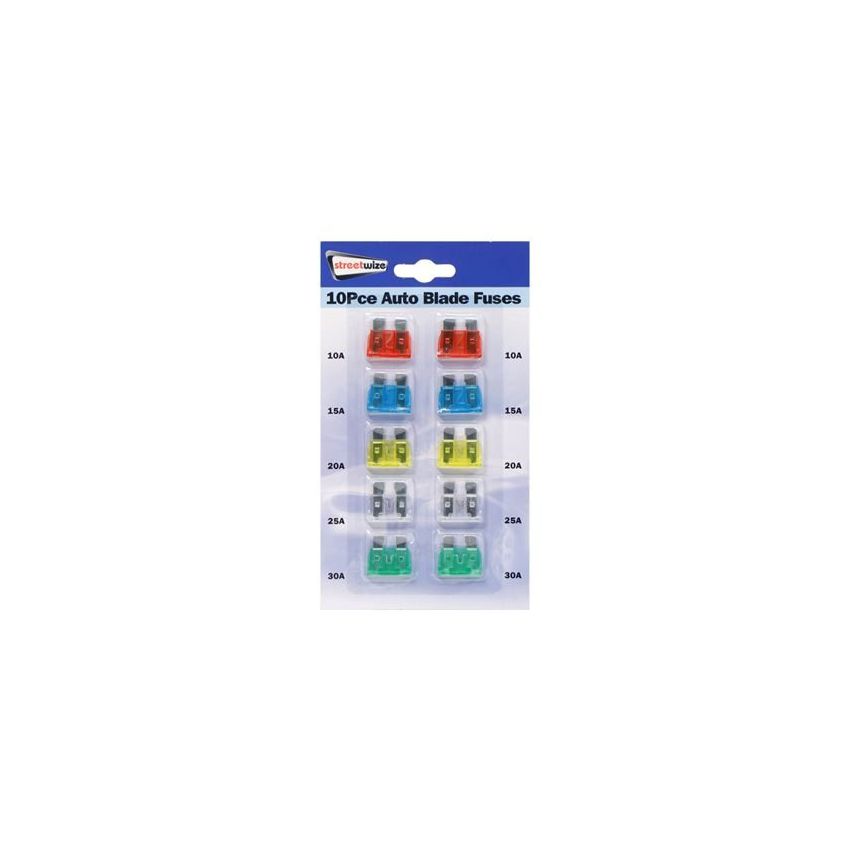 10 Piece Fuse Set (Blade Fuses) 