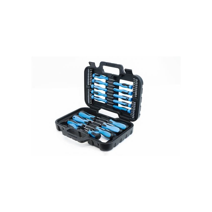 58 Piece Screwdriver & Bit Set in Case