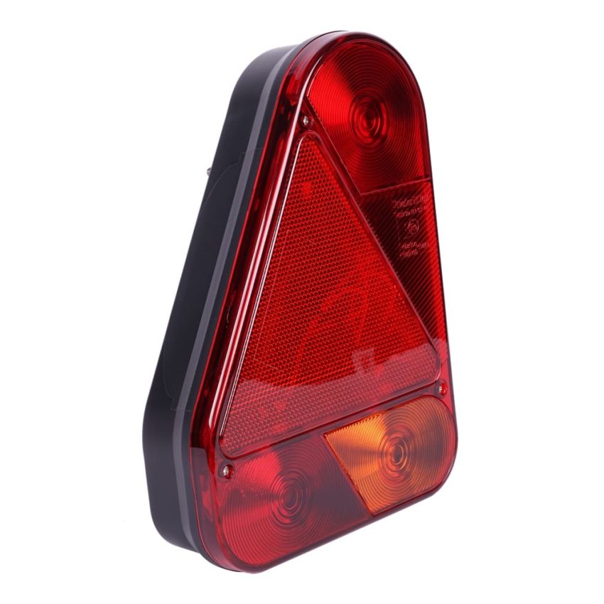 TrailerTek Bulbed Left Hand Trailer Light, Screw Base, 5-Pin Quick Fit Socket