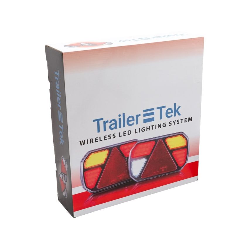 TrailerTek LED CAN 7-Function Magnetic Wireless Trailer Light Set 12/24V