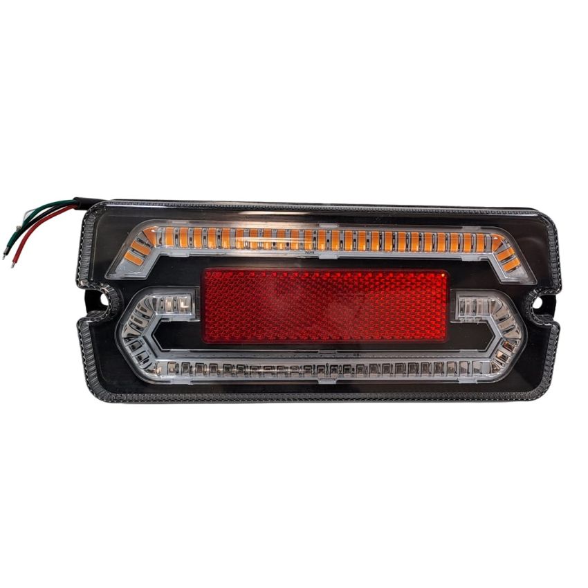 TrailerTek LED Tractor Light, 12V, Dynamic Indicator with Screw Base, 4-Function, Right-Hand Light