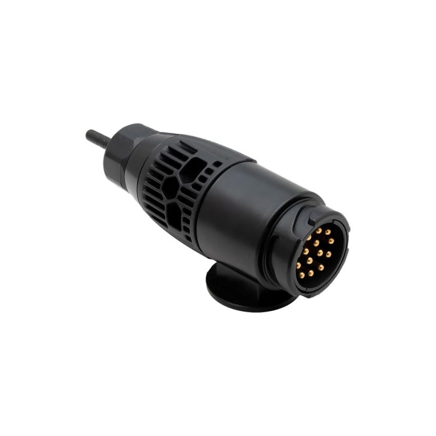 TrailerTek CAN Wireless Light,Twin Magnets,13 Pin Plug W/Progressive Indicator Smoked Lens