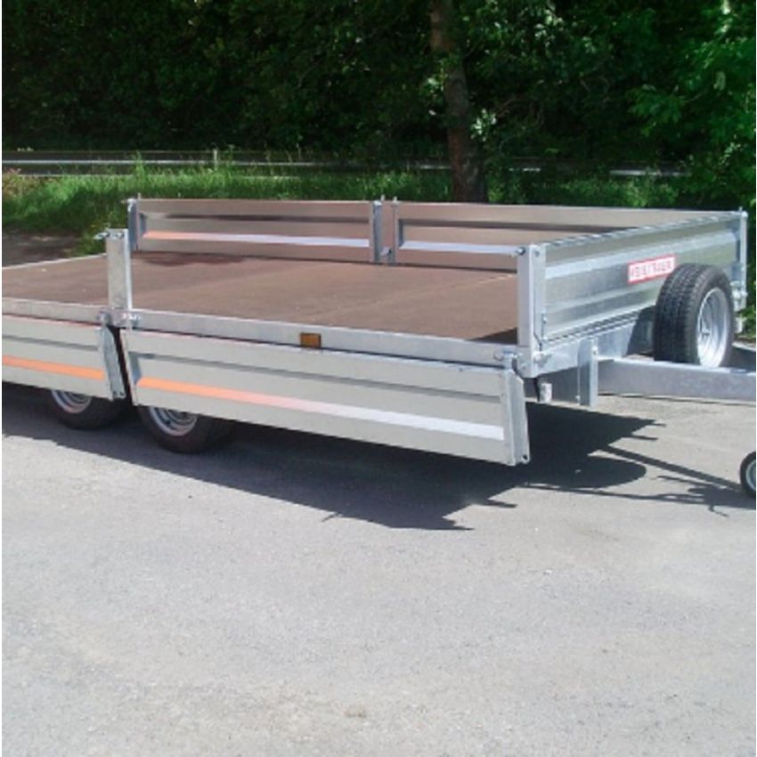 Wessex PL126 Braked Platform Trailer Twin Axle 2600kg 12' x 6'