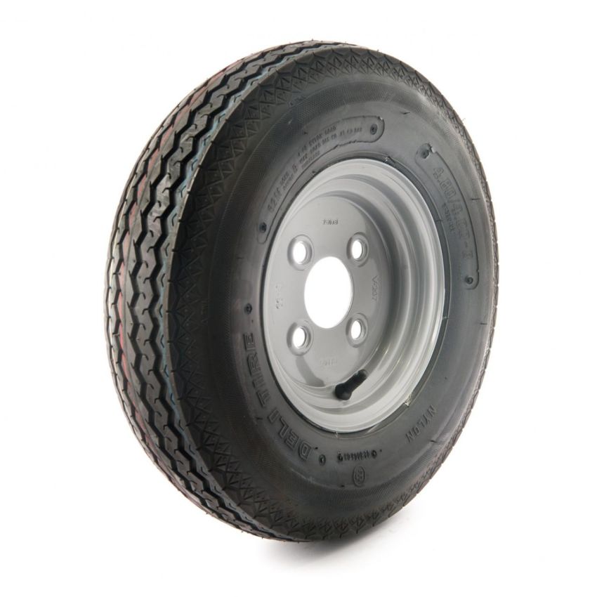 400/480-8 8ply, 100mm PCD wheel & tyre assembly