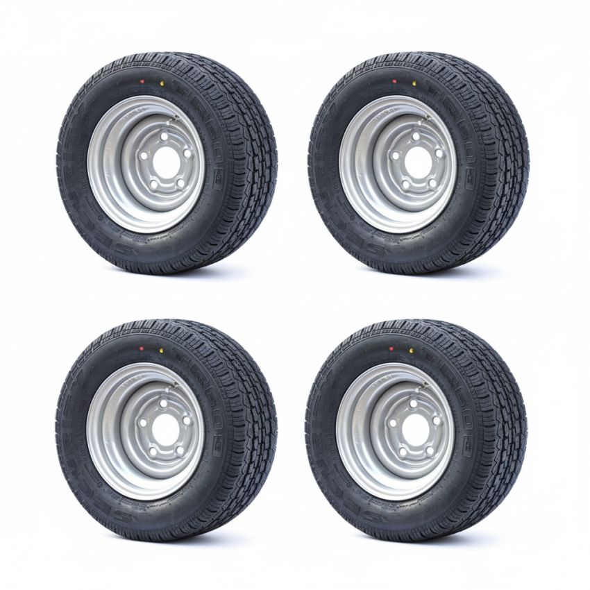 195/55 R10 , Security wheel assembly 5 studs on 112mm. PCD bundle x4