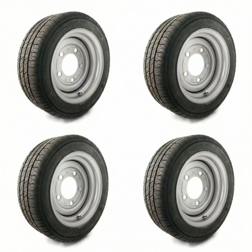 195/50 R13, 5 on 6.5 PCD wheel & tyre assembly bundle x4