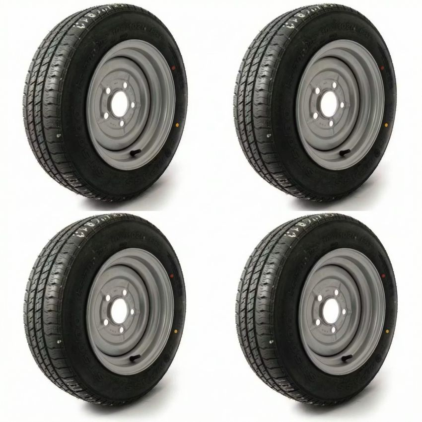 155/70 R12, 5 on 112mm, ET30, wheel assembly-For Brian James Trailers