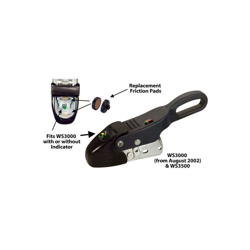 Winterhoff Friction Pads Set of 2 for WS3000 Mk2 & Mk3