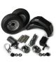 Trailer kit 250kg. with standard stubs and 8" wheels