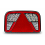 LED Trailer Light(Right), DC12-24V, Screw Base with Bayonet Plug, LED Light Source, ABS+PC Housing,