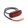 TRAILERTEK  LIGHT DC12-24V, RED LENS WITH RED LED, FOG LIGHT, SCREW BASE WITH CABLE