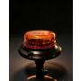LED Warning Beacon, 8Pcs, 3 Functions(Single  Flashing/Dual Flashing/Rotating), Flexible DIN Base,