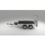 Heavy Duty Goods and Plant Trailers 2700kg W/ Supported loading ramp- 165R13 Wheels