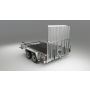 Heavy Duty Goods and Plant Trailers 3500kg W/ supported loading ramp + power assisted ramp lift