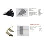 ALKO plastic wheel chock and holder set