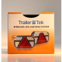 TrailerTek CAN Wireless Light,Twin Magnets,13 Pin Plug W/Progressive Indicator Smoked Lens