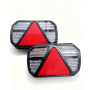 TrailerTek CAN Wireless Light,Twin Magnets,13 Pin Plug W/Progressive Indicator Smoked Lens
