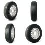 165 R13 8ply, 4 studs, 5.5 PCD wheel & tyre assembly bundle x4