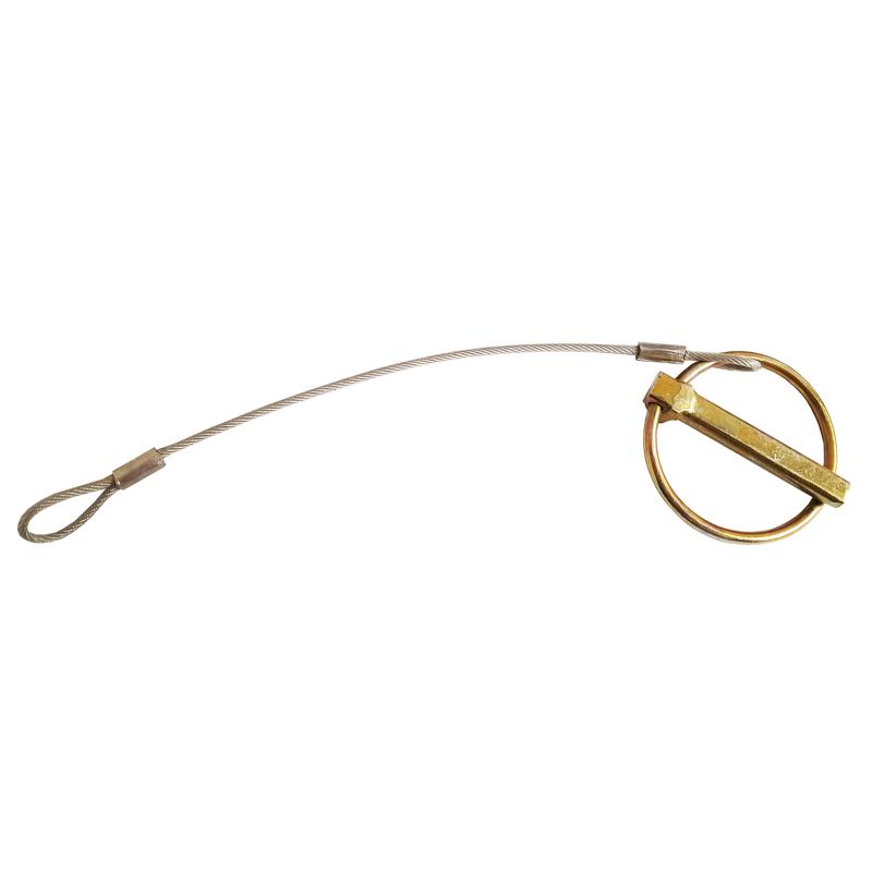 Linch Pin 8mm with Plastic Coated Cable