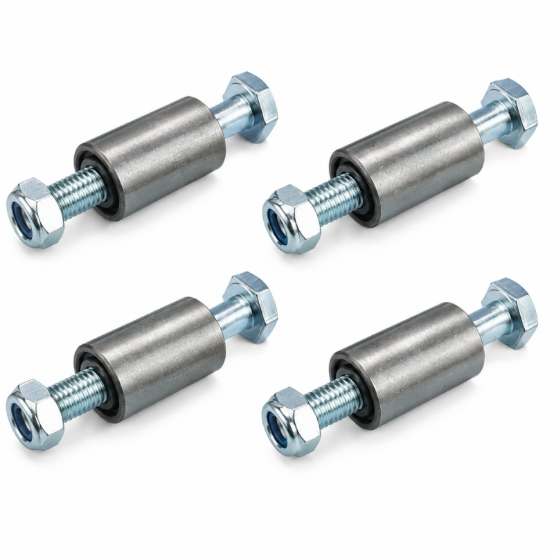 Ifor Williams Leaf Spring Eye, Nut and Bolt Set 4 x BLT12100 + 4 x NUT12 + 4 x SU127TT