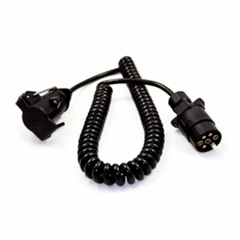 7-pin curly extension lead 2.5meter long